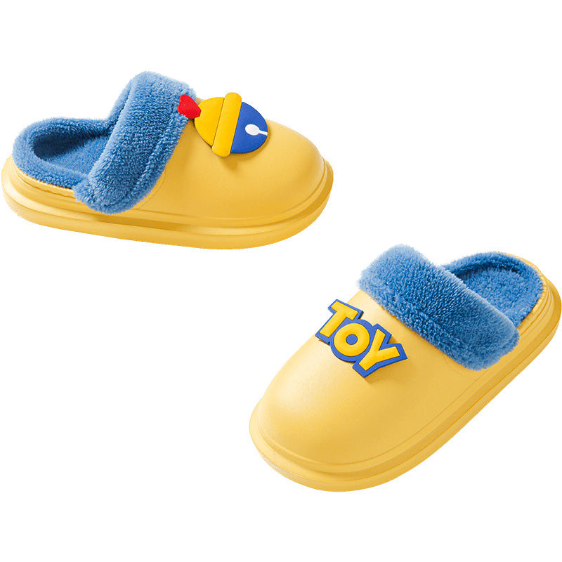 Wholesale Winter Indoor Home Thick Bottom Anti slip Warm Cute Hairy Cotton Winter Slippers